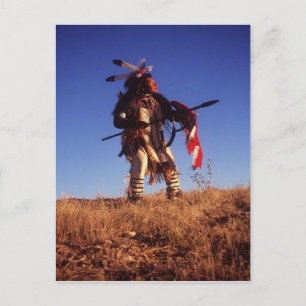 Tapfere Ute_Warrior Postkarte
