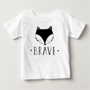 Tapferer Fox-Bodysuit Baby T-shirt