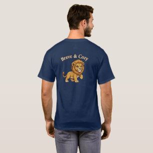 Tapferer & Gemütlicher Niedlicher Löwenjunge T-Shirt