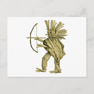 Tapferer Indianer Postkarte