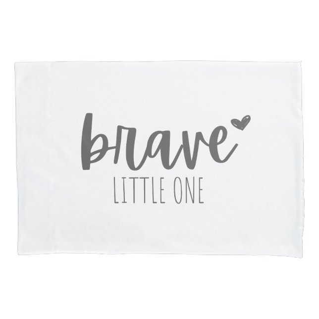 tapferer kleiner Krebs im Kindesalter Pillowcase Kissenbezug (Vorderseite)