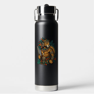 Tapferer Krieger vom Jaguar-Stamm Trinkflasche