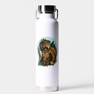 Tapferer Krieger vom Jaguar-Stamm Trinkflasche