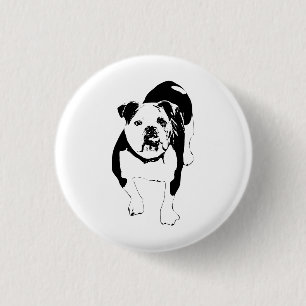 Tapferer Punkt, Bulldoggen-Abzeichen Button