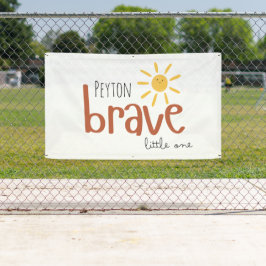 tapferes kleines personalisiertes Outdoor-Banner-Z Banner