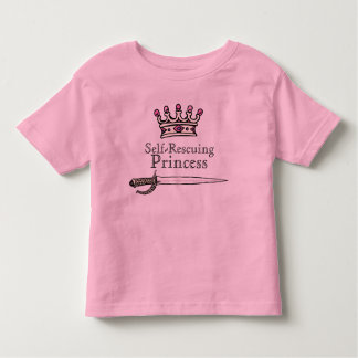 Tapferkeit, Schwert, Selbsthilfe, Prinzessin, Femi Kleinkind T-shirt