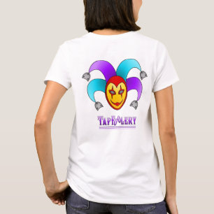 TapFoolery-T - Shirt - lila auf weißen Linien