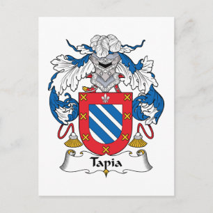 Tapia-Familienwappen Postkarte