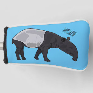 Tapir-Cartoon-Abbildung Golf Headcover