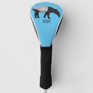 Tapir-Cartoon-Abbildung Golf Headcover
