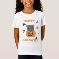 Tapir in Pumpkin Niedlich Tapire Happy Halloween