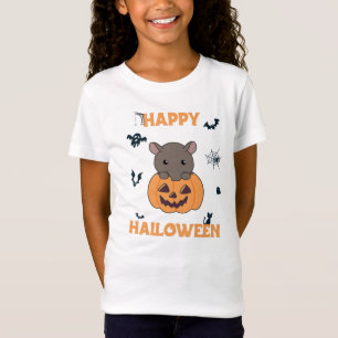 Tapir in Pumpkin Niedlich Tapire Happy Halloween T-Shirt