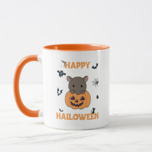 Tapir in Pumpkin Niedlich Tapire Happy Halloween Tasse