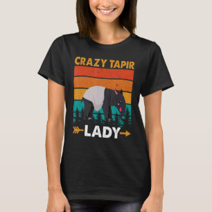 Tapir Lady Mammal aus Südamerika Wildlife T-Shirt