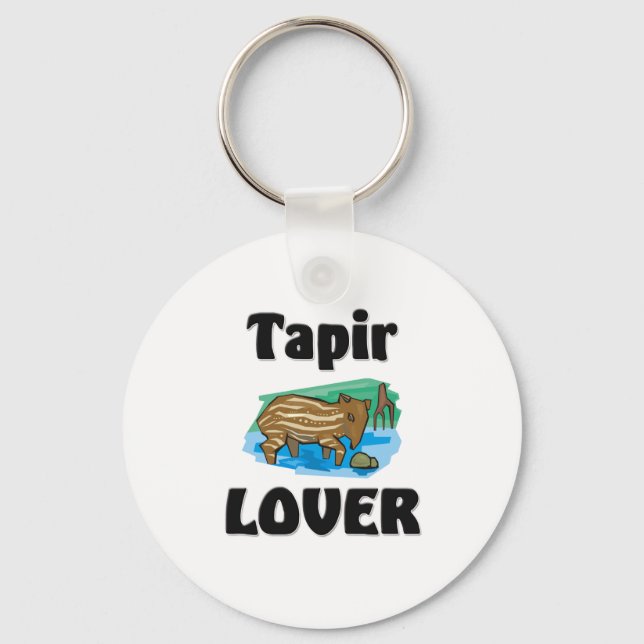Tapir Lover Schlüsselanhänger (Vorderseite)