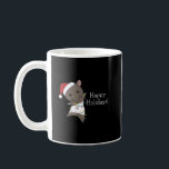 Tapir Weihnachtsbänder Wintertiere Kaffeetasse<br><div class="desc">Der Tapir für Weihnachten mit Feenlicht. Hübsche Tiere mit Geschenken und Schnee für den Urlaub. Auch lustig für Weihnachten im Juli. Tapire sind niedliche Tiere und perfekt zu Weihnachten.</div>
