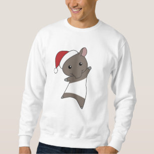 Tapir Weihnachtsbänder Wintertiere Sweatshirt