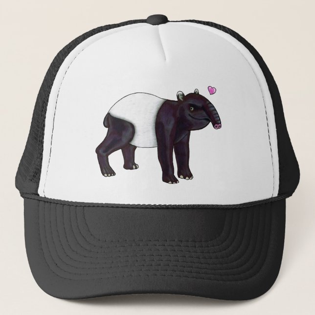 Tapir Will Hugges Hat Truckerkappe (Vorderseite)