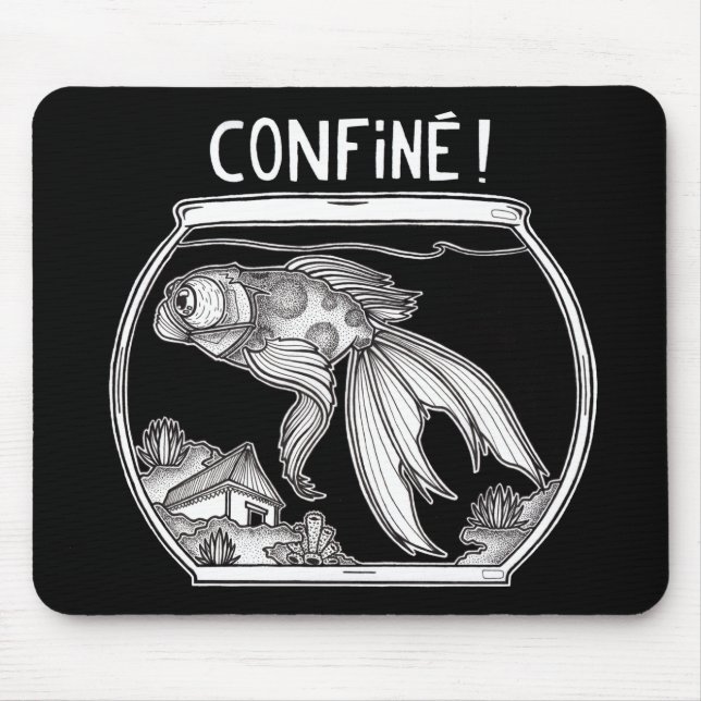 Tapis de souris Confiné Mousepad (Vorne)