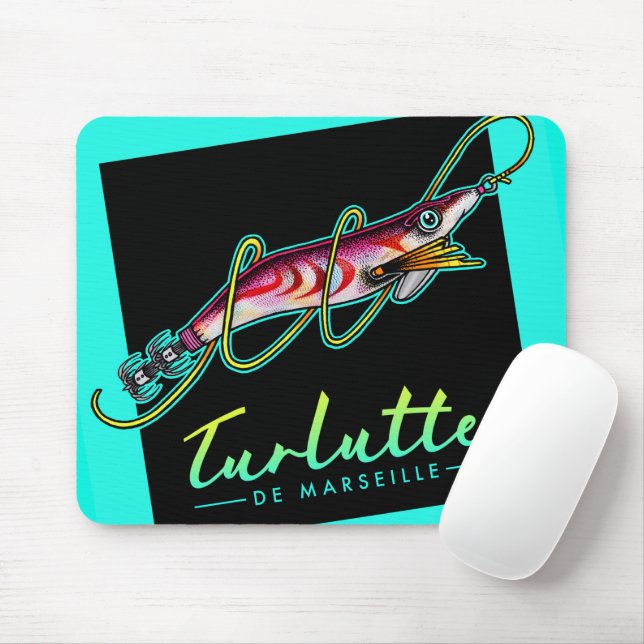 Tapis de souris Turlutte de Marseille Mousepad (Mit Mouse)