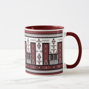 TAPIS MZAB AMAZIGH GHARDAIA ALGERIEN TASSE
