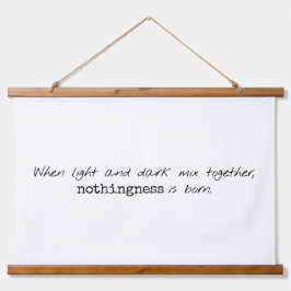 Tapisserie aus hellem und dunklem Holz Wandteppich Mit Holzrahmen