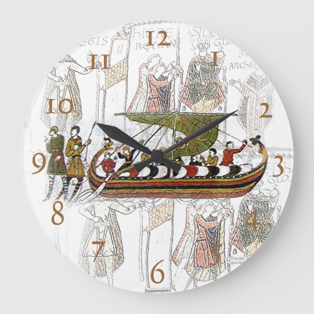 Tapisserie Große Wanduhr (Vorderseite)
