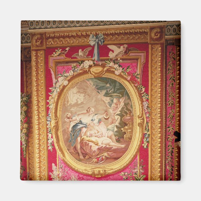 Tapisserie mit Bild von Cupid und Psyche Magnet (Vorne)