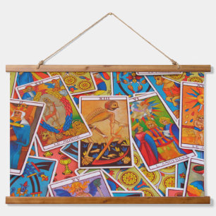 Tapisserie mit Tarot Wandteppich Mit Holzrahmen