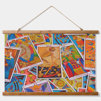 Tapisserie mit Tarot Wandteppich Mit Holzrahmen