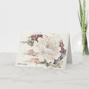 Tapisserie-Rose abstrakt Karte