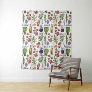 Tapisserie Salad Pattern Wandteppich