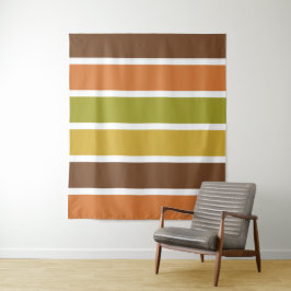 Tapisserien aus Retro-Streifen Wandteppich