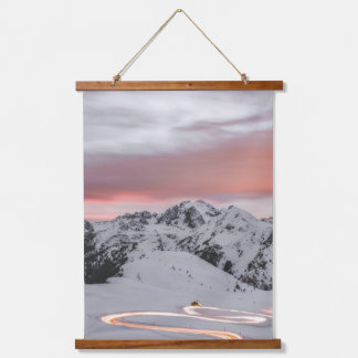 Tapisserien mit einzigartigen Eisbergmotiven Wandteppich Mit Holzrahmen