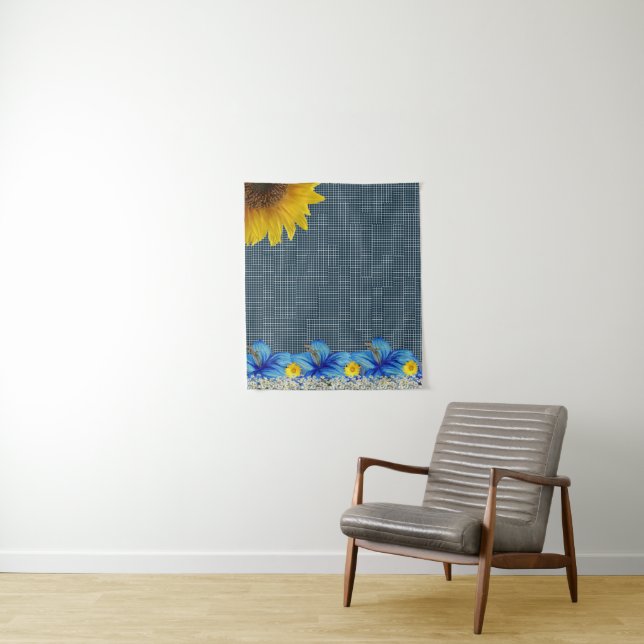 Tapisserien Sonnenblumen Wandteppich (Beispiel)