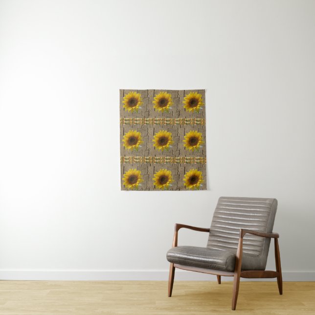 Tapisserien Sonnenblumen Wandteppich (Beispiel)