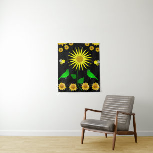 Tapisserien Sonnenblumen Wandteppich