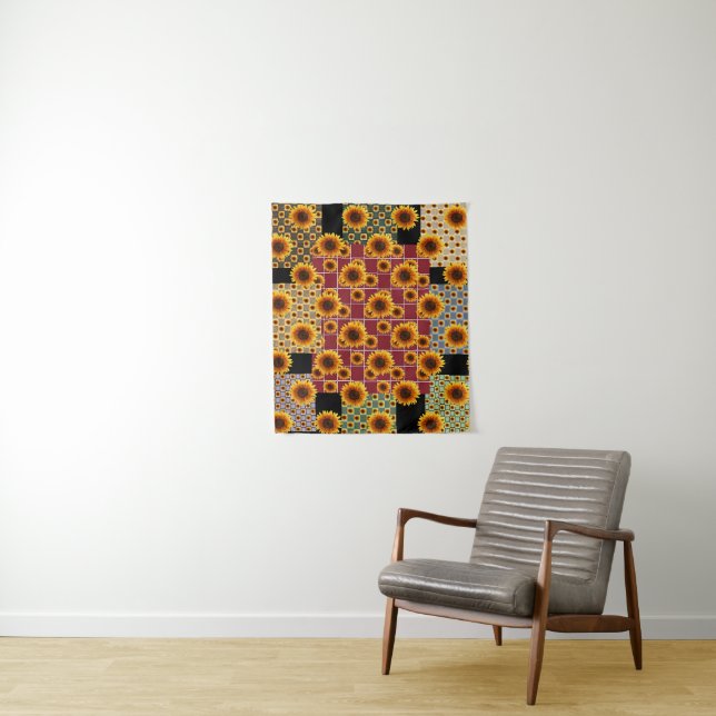 Tapisserien Sonnenblumen Wandteppich (Beispiel)