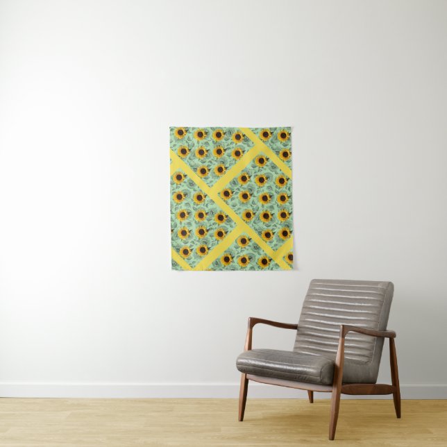 Tapisserien Sonnenblumen Wandteppich (Beispiel)