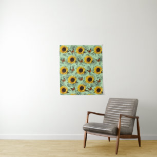 Tapisserien Sonnenblumen Wandteppich