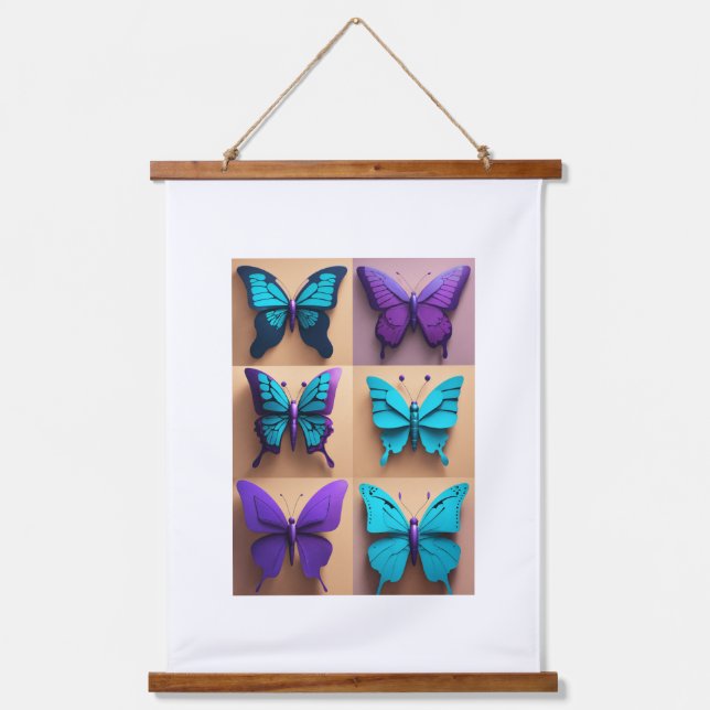 Tapisserien Wandteppich Mit Holzrahmen (Vorderseite)