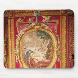 Tapisserieplatte, die Amor und Psyche darstellt Mousepad