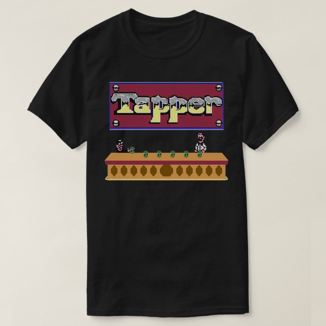 Tapper C64 T-Shirt (Design vorne)