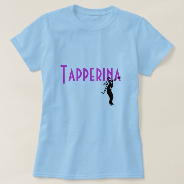 Tapperina T - Shirt (heißes Rosa) (Design vorne)