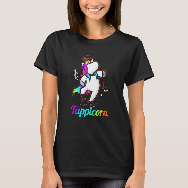 Tappicorn Stich Dance Unicorn T-Shirt (Vorderseite)