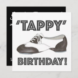 'Tappy' Happy Birthday Bday Stich Dance Shoe Party Einladung