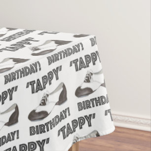 Tappy Happy Birthday Bday Stich Dance Tapdance Sho Tischdecke