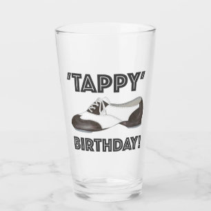 Tappy Happy Birthday Stich Dance Tapdance Shoe Glas