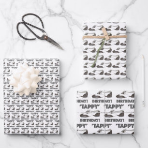 Tappy Happy Birthday Stich Tance Teacher Shoe Geschenkpapier Set