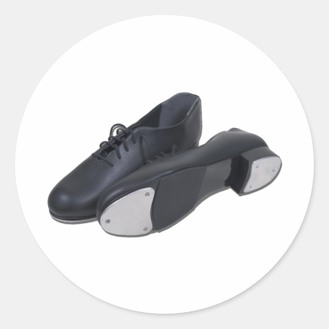 TapShoes012511 Runder Aufkleber (Vorderseite)